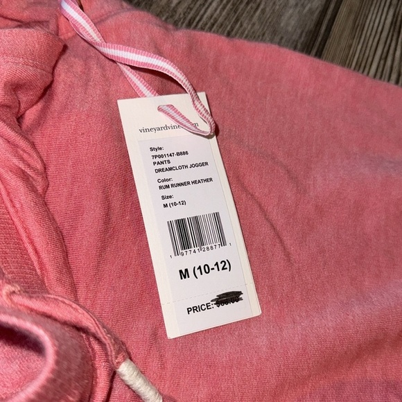 Vineyard Vines Joggers pink super soft girls 10 12 medium NEW dreamcloth pants - Picture 4 of 6